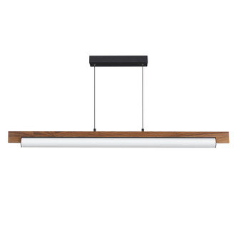 Joist LED Linear Pendant in Walnut / Black (86|E24932-WNBK)