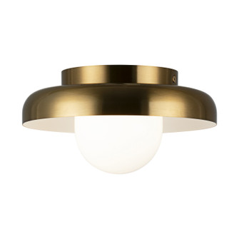 CRESTON LED Ceiling Mount in Aged Gold Brass (423|X34401AGOP)