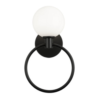 AVERLEY One Light Wall Sconce in Black (423|W71301BKOP)
