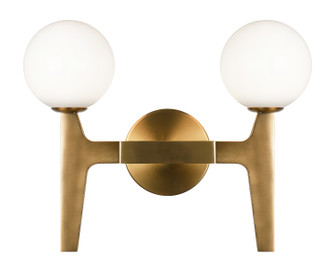 SCRIBEN LED Wall Sconce in Aged Gold Brass (423|W34902AGOP)