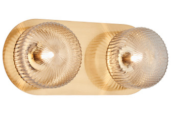 KNOBBEL LED Wall Sconce in Aged Gold Brass (423|S01302AGCL)