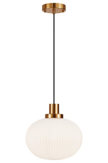 CHARISMO One Light Pendant in Aged Gold Brass (423|C61003AGOP)