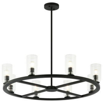 WESTLOCK Eight Light Chandelier in Matte Black (423|C34008MB)