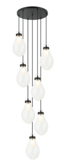 SERANNA Seven Light Pendant in Matte Black (423|C31907MB)