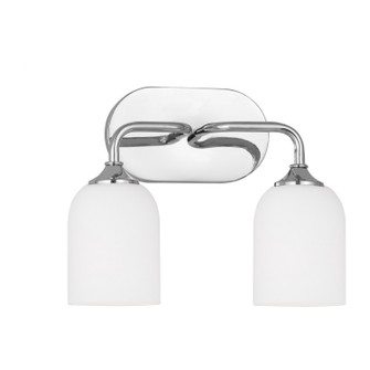 Emile Two Light Vanity in Chrome (1|GLV1022CH)