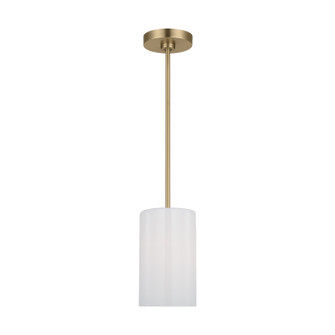 Rhett One Light Mini Pendant in Satin Brass (1|GLP1001SB)