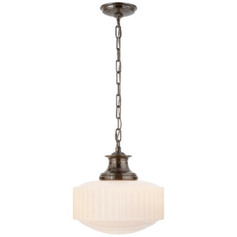 Milton Road One Light Pendant in Antique Nickel (268|TOB 5158AN-WG)
