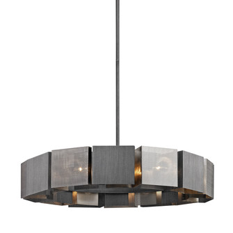 Impression 14 Light Chandelier in Graphite/Burnished Nickel (67|F6046-GRA/BN)