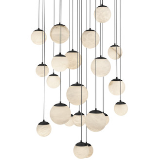 Pisces LED Pendant in Black (281|PD-34421R-BK)