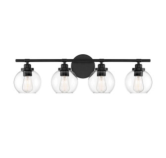 Carson Four Light Bath Bar in Matte Black (51|8-4050-4-BK)