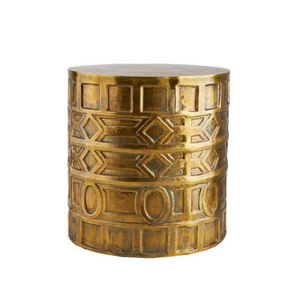 Millenia End Table in Antique Brass (314|GKFEI01)