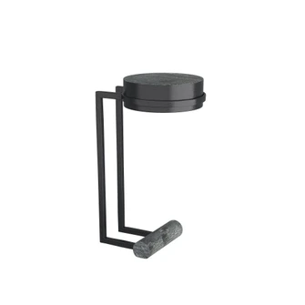 Avalos Drink Table in Blackened Iron (314|FAI07)