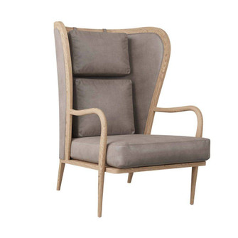 Stassi Chair in Smoke Oak/Carbon Leather (314|5743)