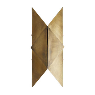 Upson Two Light Wall Sconce in Antique Brass (314|46430)