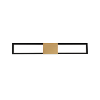 Peekaboo LED Bath in Black/Aged Brass (34|WS-83432-BK/AB)
