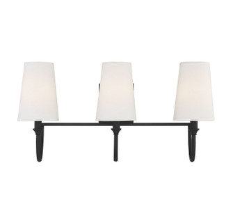 Cameron Three Light Bath Bar in Matte Black (51|8-2542-3-89)