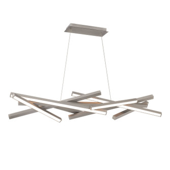 Parallax LED Linear Pendant in Aged Brass (34|PD-73142-AB)