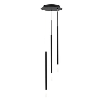 Viggo LED Chandelier in Black (34|PD-69403R1-BK)