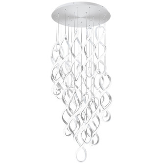 Interlace LED Chandelier in Chrome (34|PD-47821R-CH)