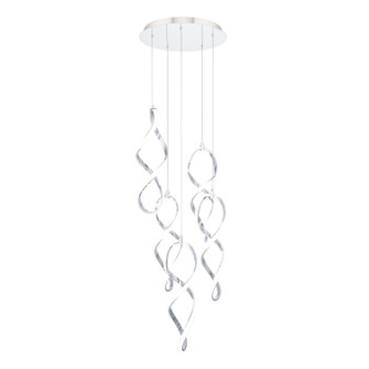 Interlace LED Chandelier in Chrome (34|PD-47805R-CH)