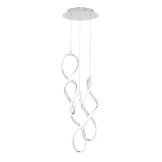 Interlace LED Chandelier in Chrome (34|PD-47803R-CH)