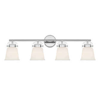 Kaden Four Light Bathroom Vanity in Polished Chrome (51|8-1627-4-11)