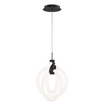 Knot LED Mini Pendant in Black (34|PD-27413-40-BK)