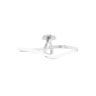 Mobius LED Flush Mount in Chrome (34|FM-35424-CH)