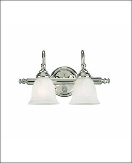 Brunswick Two Light Bath Bar in Chrome (51|8-1062-2-CH)