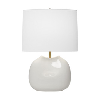 Ulla One Light Table Lamp in Blue Anglia Crackle (454|AET1181BAC1)