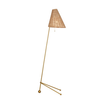 Gustav One Light Floor Lamp in Burnished Brass (454|AET1171BBSBRTN1) Gustav One Light Floor Lamp in Burnished Brass (454|AET1171BBSBRTN1)