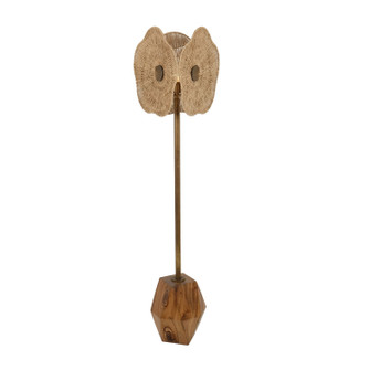 Poppy One Light Floor Lamp in Pearlized Antique Brass (33|522595PAB)