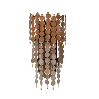 Pelt Three Light Wall Sconce in Pearlized Antique Brass (33|522323PAB)