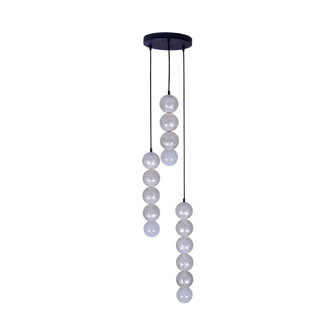 Pearls Three Light Pendant in Matte Black (33|522053MB)