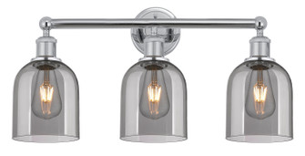 Edison Three Light Bath Vanity in Polished Chrome (405|616-3W-PC-G558-6GWH)