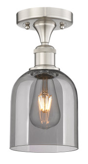 Edison One Light Semi-Flush Mount in Satin Gold (405|616-1F-SG-G558-6GWH)