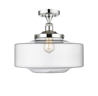 Edison One Light Semi-Flush Mount in Polished Chrome (405|616-1F-PC-G692-16)