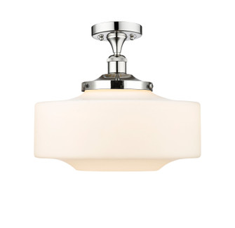 Edison One Light Semi-Flush Mount in Polished Chrome (405|616-1F-PC-G691-16)