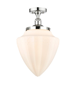 Edison One Light Semi-Flush Mount in Polished Chrome (405|616-1F-PC-G661-12)