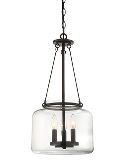 Akron Three Light Pendant in English Bronze (51|7-9006-3-13)