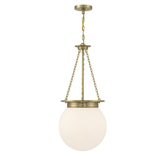 Manor Three Light Pendant in Warm Brass (51|7-3901-3-322)