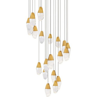 Martini LED Pendant in Aged Brass (529|BPD20221OH-AB)