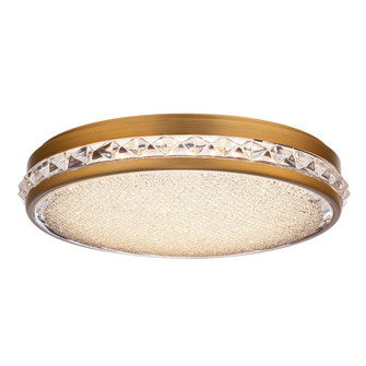 Kristally LED Flush Mount in Aged Brass (53|S9912-700R)