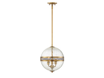 Stirling Three Light Pendant in Warm Brass (51|7-200-3-322)