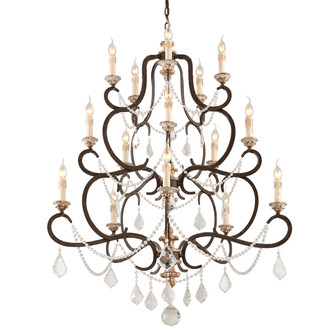 Bordeaux 15 Light Chandelier in Parisian Bronze (67|F3517-PZ/DG)