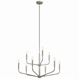 Madden Nine Light Chandelier in Brushed Nickel (12|52720NI)