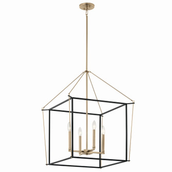Eisley Four Light Foyer Pendant in Champagne Bronze (12|52627CPZ)