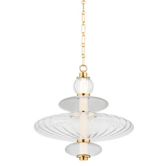 Williams LED Pendant in Aged Brass (70|2619-AGB)