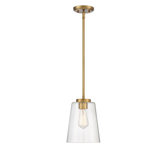 Calhoun One Light Mini-Pendant in Warm Brass (51|7-1027-1-322)