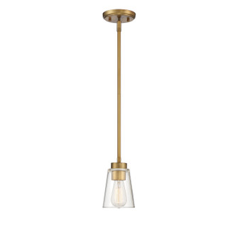 Calhoun One Light Mini-Pendant in Warm Brass (51|7-1026-1-322)